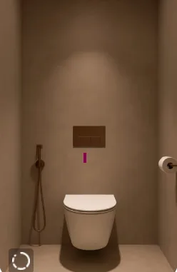 Beton Cir&eacute; toilet plafond