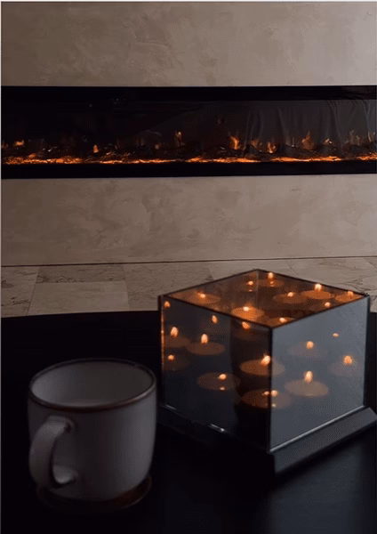 Schouw afgewerkt met Pandora Metallic stuc velvet, super luxe uitstraling!