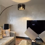 wand metallic en tv meubel