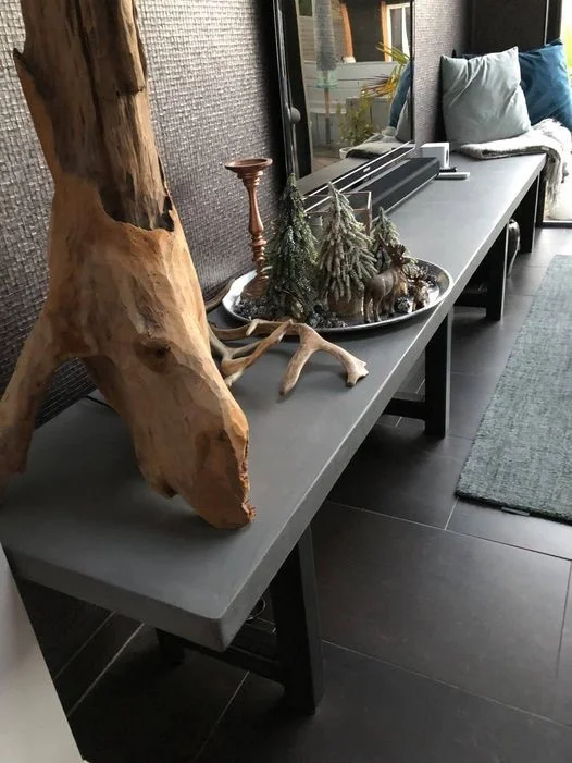 Beton Ciré op meubel