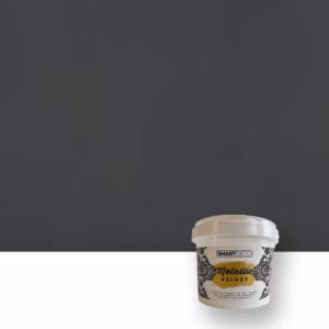 Metallic stuc velvet Black Pearl