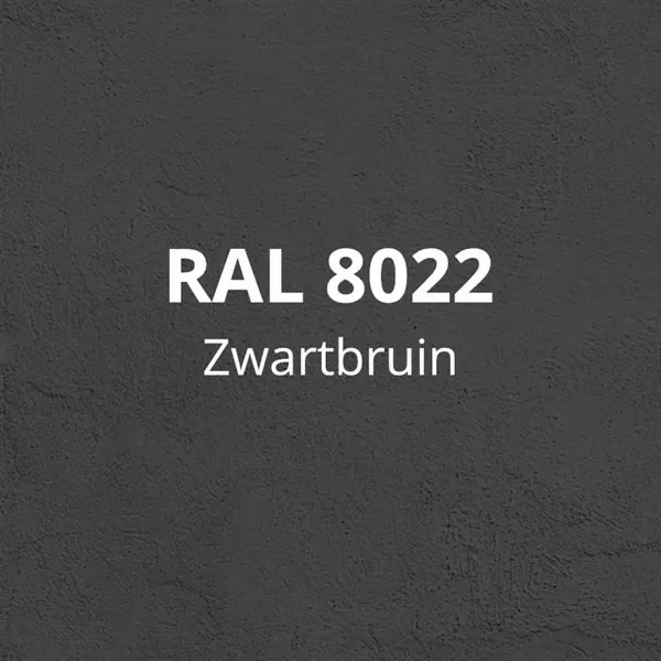 RAL 8022 - Zwartbruin