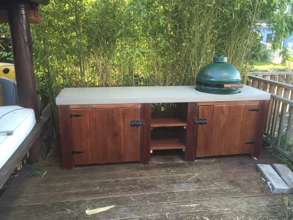 Beton cire buitenmeubel BGE Betonlook Keuken