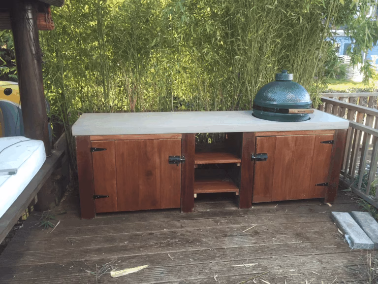 Beton cire buitenmeubel BGE Betonlook Keuken