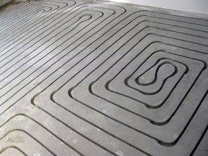 Leidingen stofvrij en geprimerd