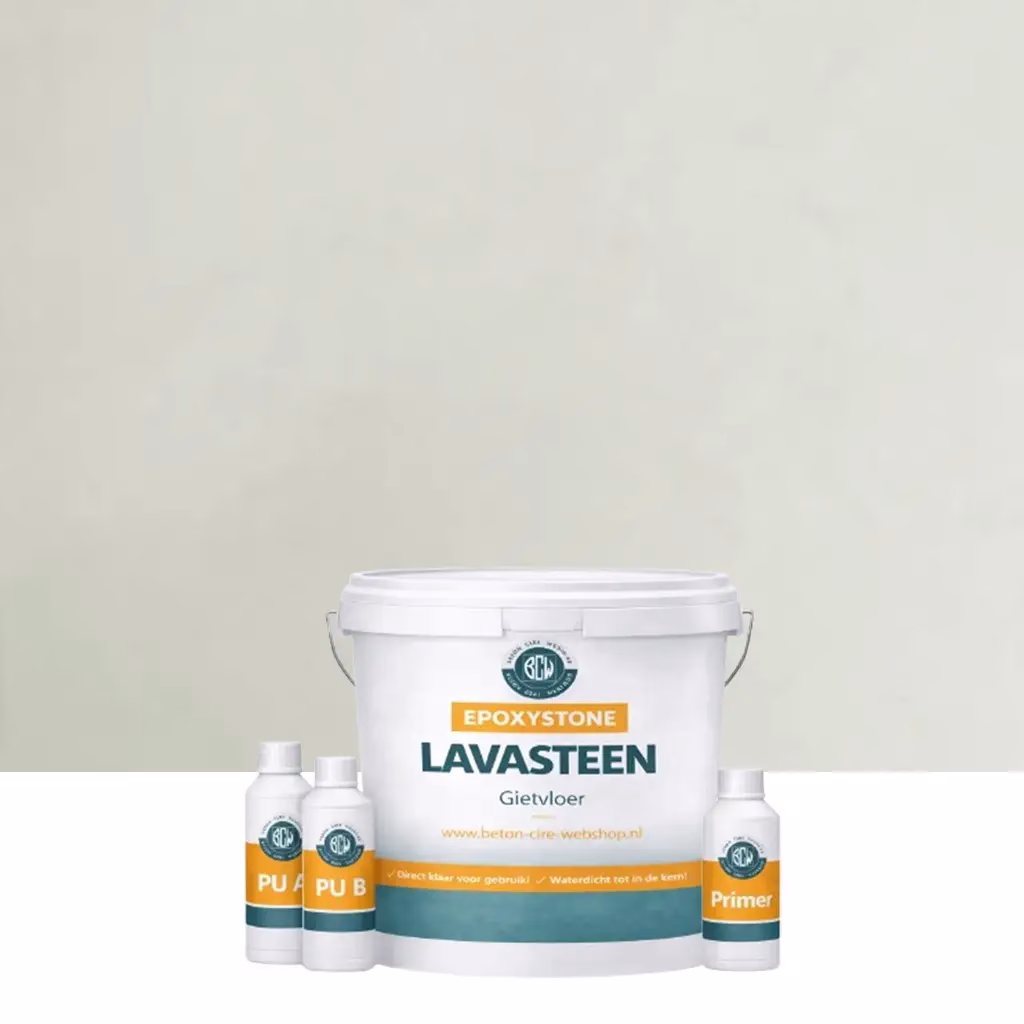 Lavasteen gietvloer Ash 5m2