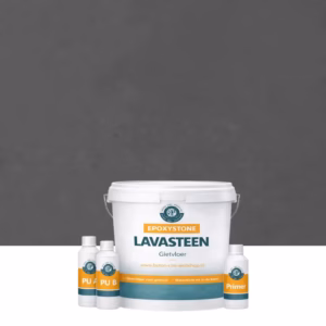 Lavasteen Gietvloer kleur Graphite