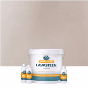 Lavasteen Gietvloer kleur Hazel