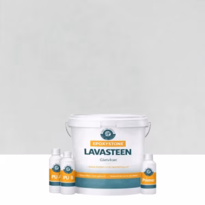 Lavasteen Gietvloer kleur Sterling
